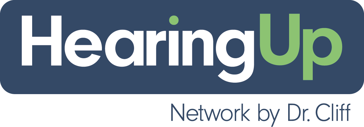 Hearing Up and HearingLoss(dot)com logo