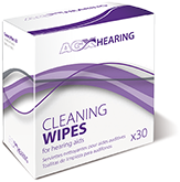 Hearing aid wipes
