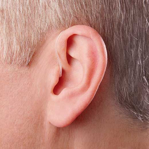 Tinnitus hearing aid in ear